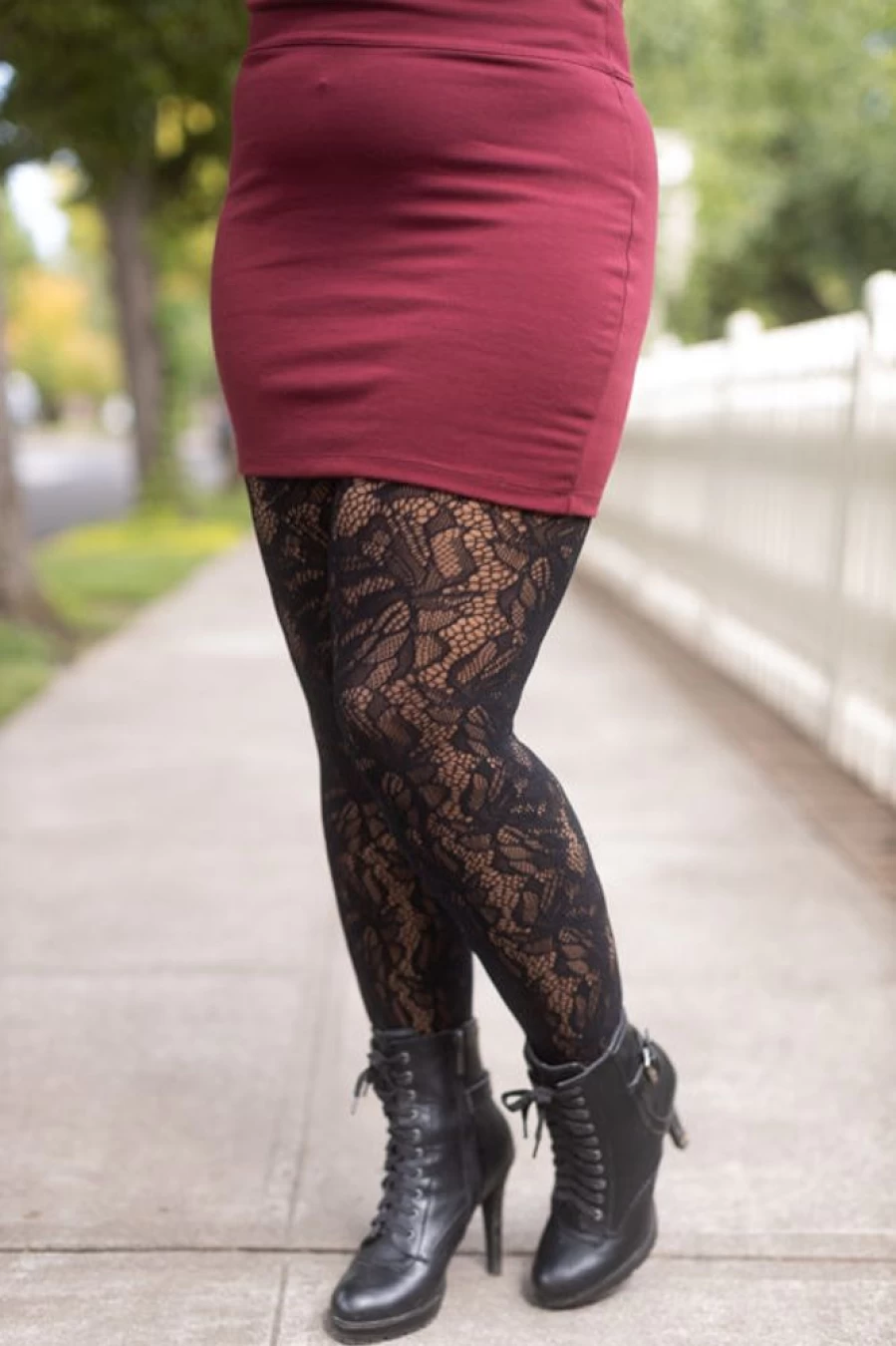 Killer Legs Plus Size Floral Print Fishnet Tights for Women - Stretchy Comfort & Stylish Design